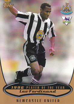 Les Ferdinand Newcastle United 2003 Topps Premier Gold Player of the Year #PotY04